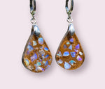 Handmade Australian Opal & Resin Earrings