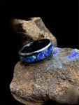 Australian Natural Opal & Resin Inlay Ring