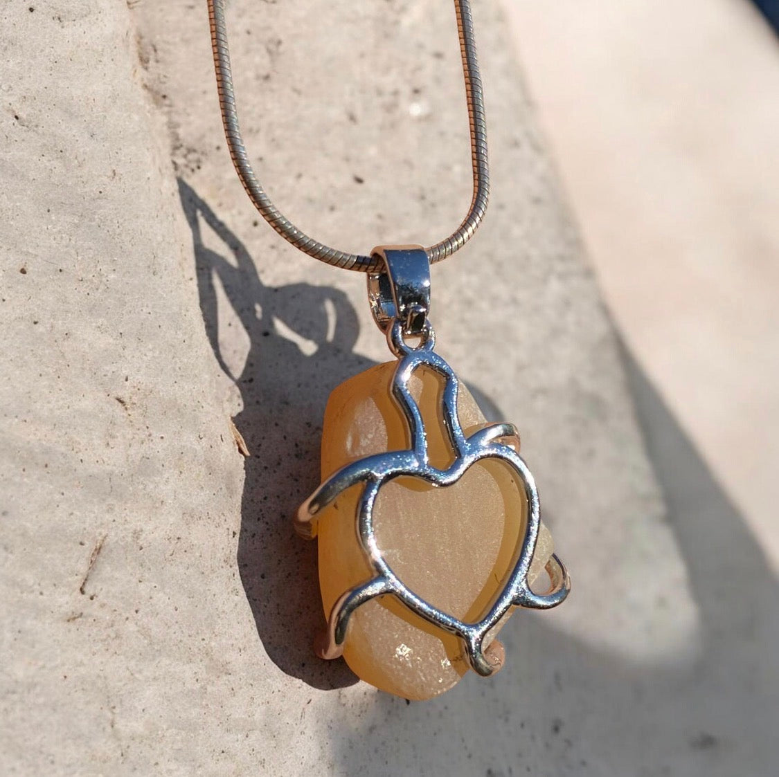 Iridescent Druzy Quartz Sterling Silver Pendant