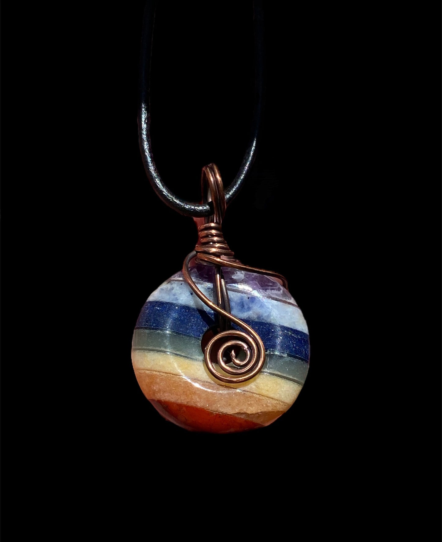 Wire Wrapped Cabochon Pendant Varieties