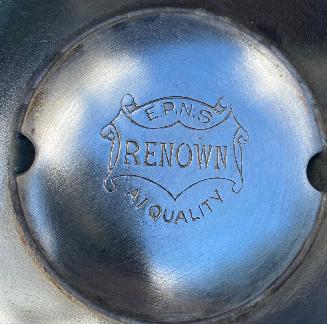 Vintage Australian Renown EPNS A1 Pierced Pedestal Bowl