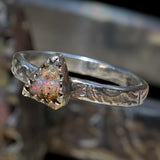 Handmade QLD Boulder Opal Ring