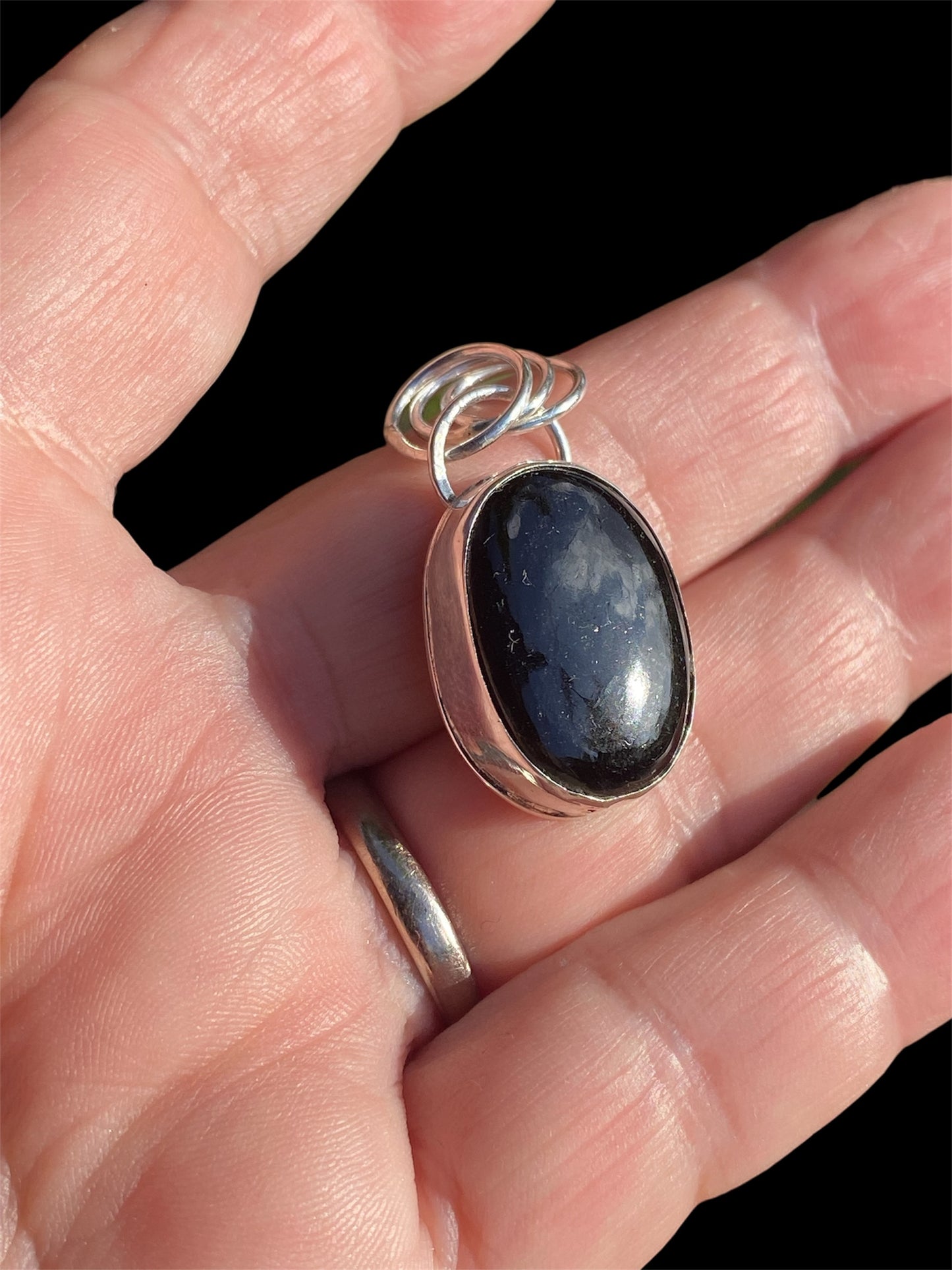 Handmade Black Tourmaline Pendant sold