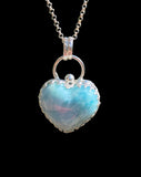 Handmade Larimar Heart Pendant