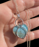 Handmade Larimar Heart Pendant