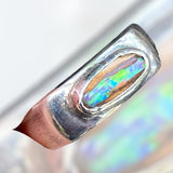 Handmade Australian Pipe Opal Signet Ring