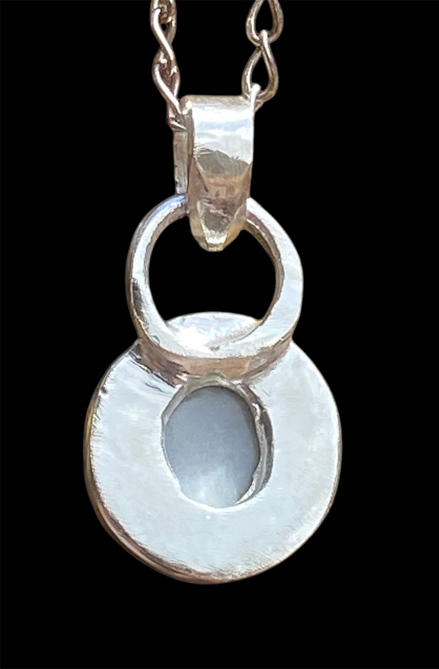 Stunning Mintabie Opal Pendant sold