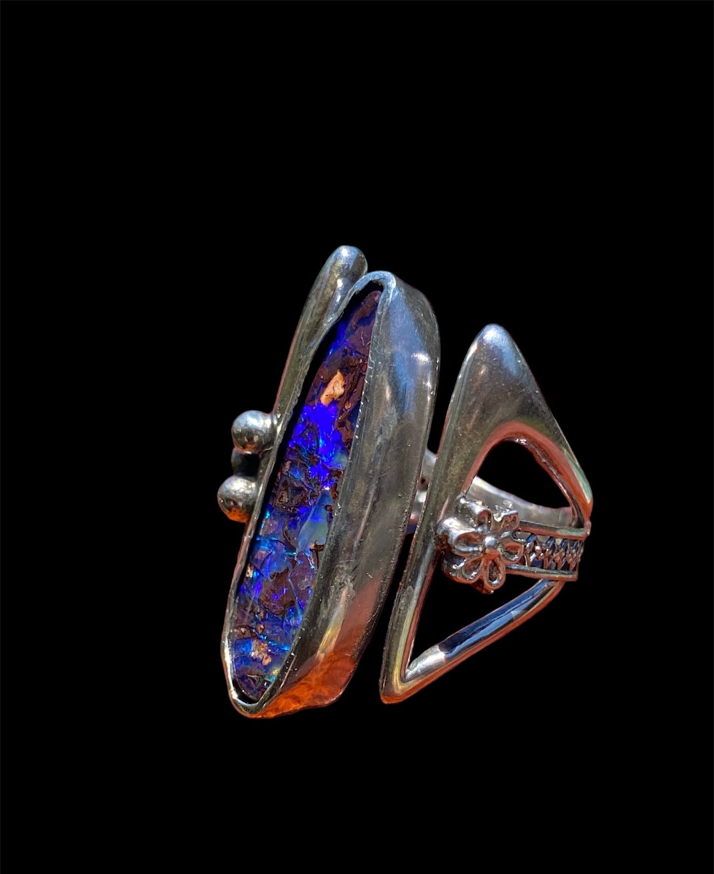 Handmade Adjustable Opal Ring sold