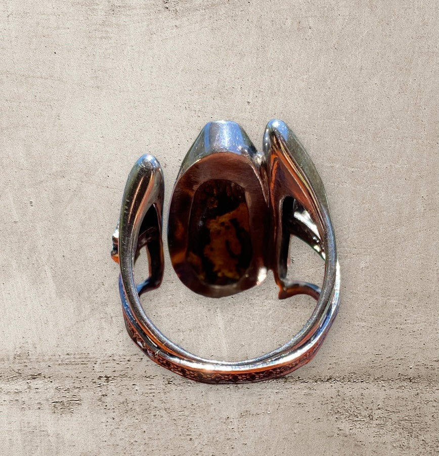 Handmade Adjustable Opal Ring sold