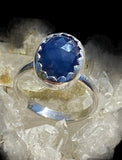 Handmade Rose Cut Sapphire Ring