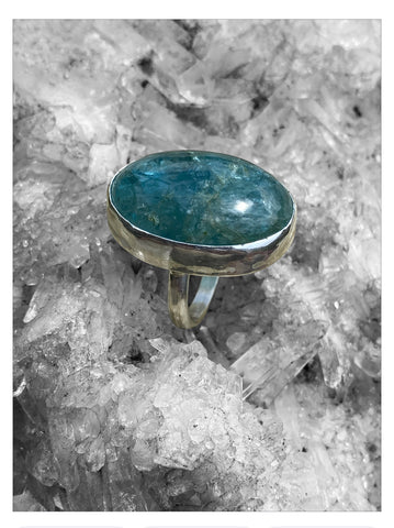 Handmade Aquamarine Sterling Silver Ring