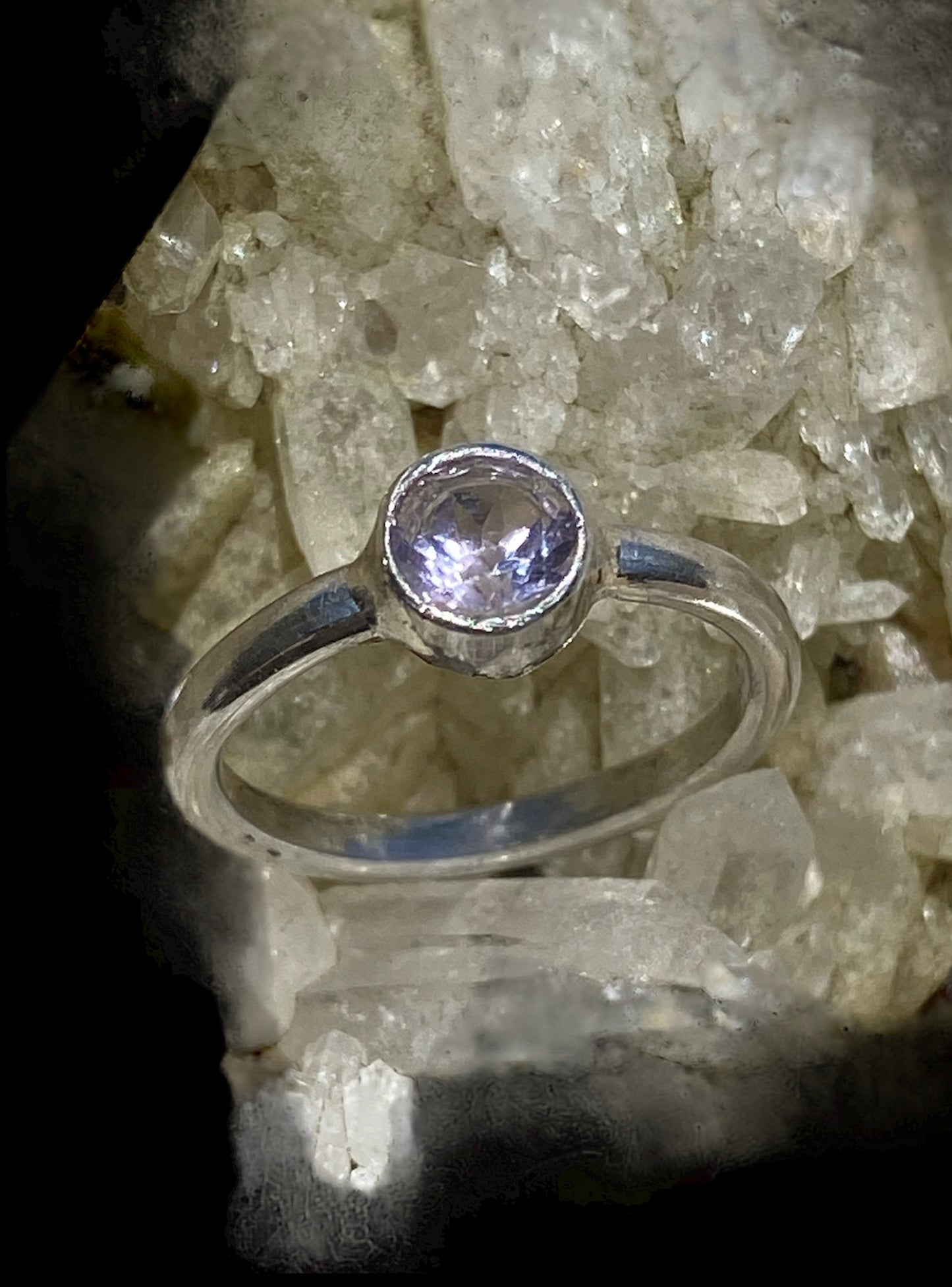 Handmade Pink Amethyst Ring