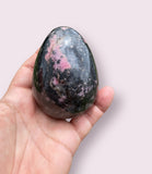 Natural Rhodonite Gemstone Egg