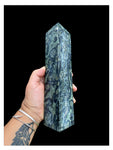 Natural Kambaba Gemstone Obelisk Tower