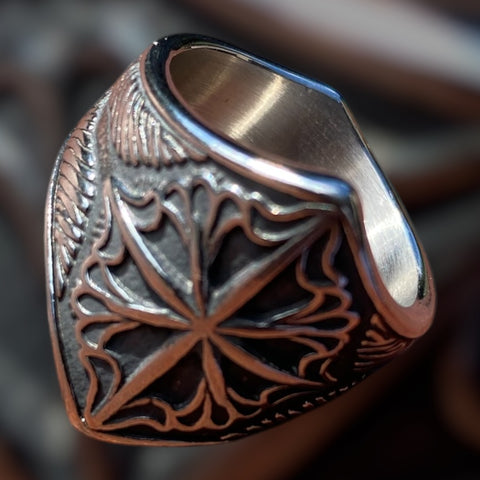 Stainless Steel Norse Ring