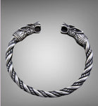 Stainless Steel Fenrir Norse Cuff Bracelet