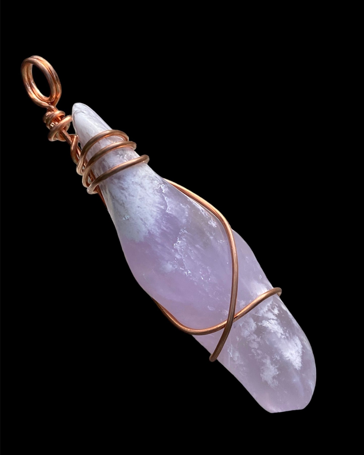 Copper Wire Wrapped Gemstone Pendants