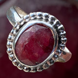 Handmade Ruby Ring