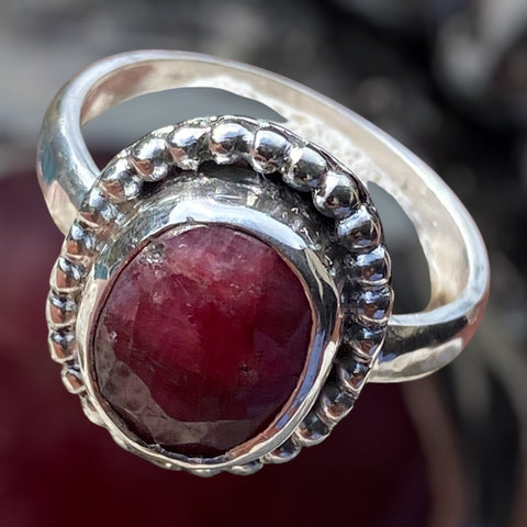 Handmade Ruby Ring