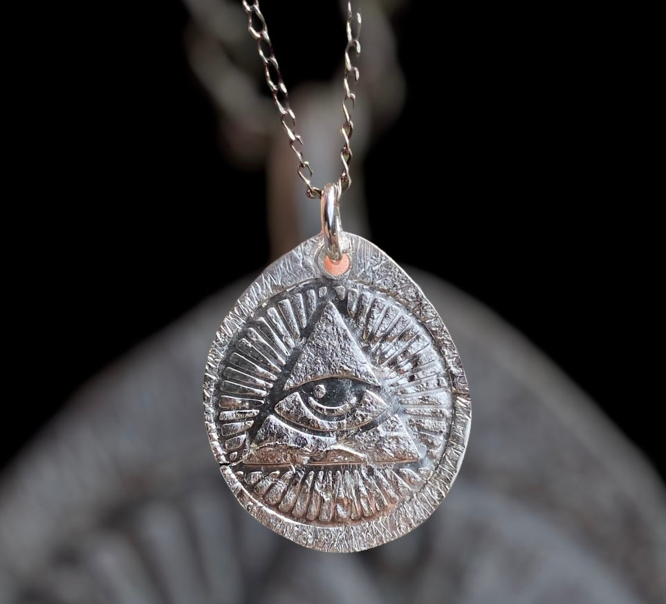 Handmade The Eye of Providence - All Seeing Eye Pendant sold