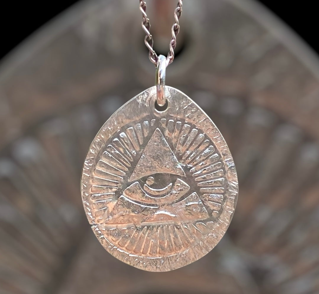 Handmade The Eye of Providence - All Seeing Eye Pendant sold