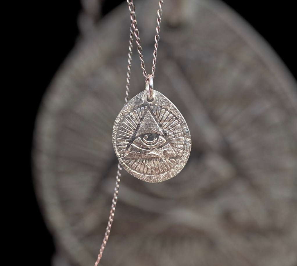 Handmade The Eye of Providence - All Seeing Eye Pendant sold
