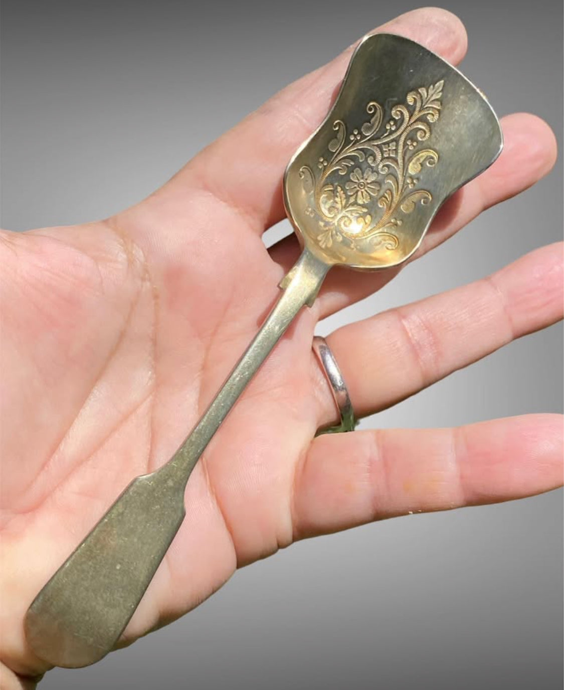 Handmade Vintage Berry Spoon Cuff Bracelet sold