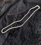 Vintage Seed Pearl Choker Necklace – Sterling Silver Clasp