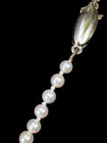 Vintage Seed Pearl Choker Necklace – Sterling Silver Clasp