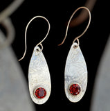 Handmade Rhodolite Garnet Earrings Custom Order