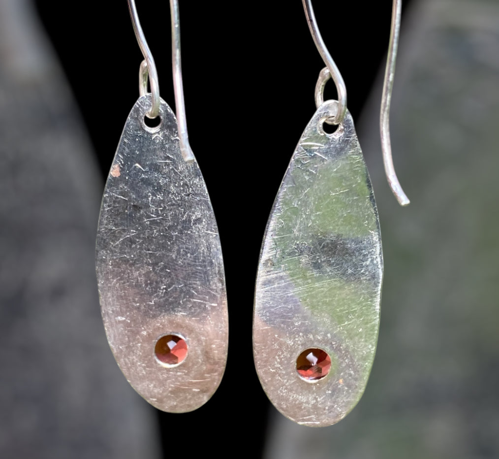 Handmade Rhodolite Garnet Earrings Custom Order sold