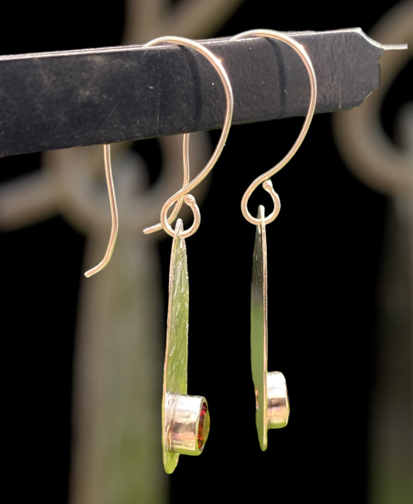 Handmade Rhodolite Garnet Earrings Custom Order sold