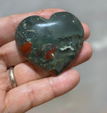 Natural Gemstone heart carving varieties