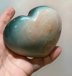 Natural Gemstone heart carving varieties