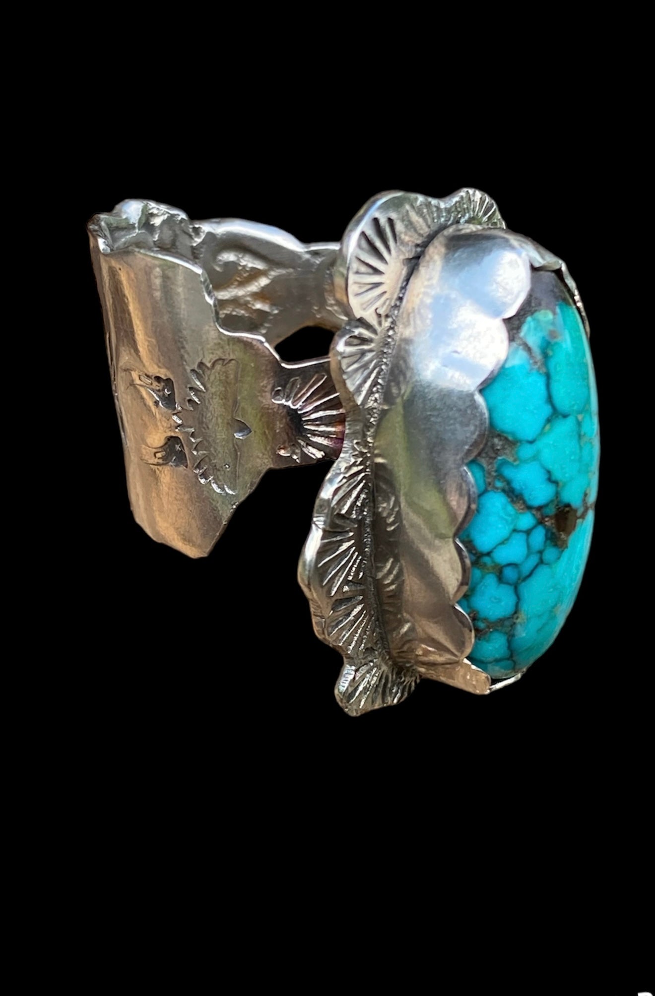 Handmade Cloud Mountain Turquoise Ring