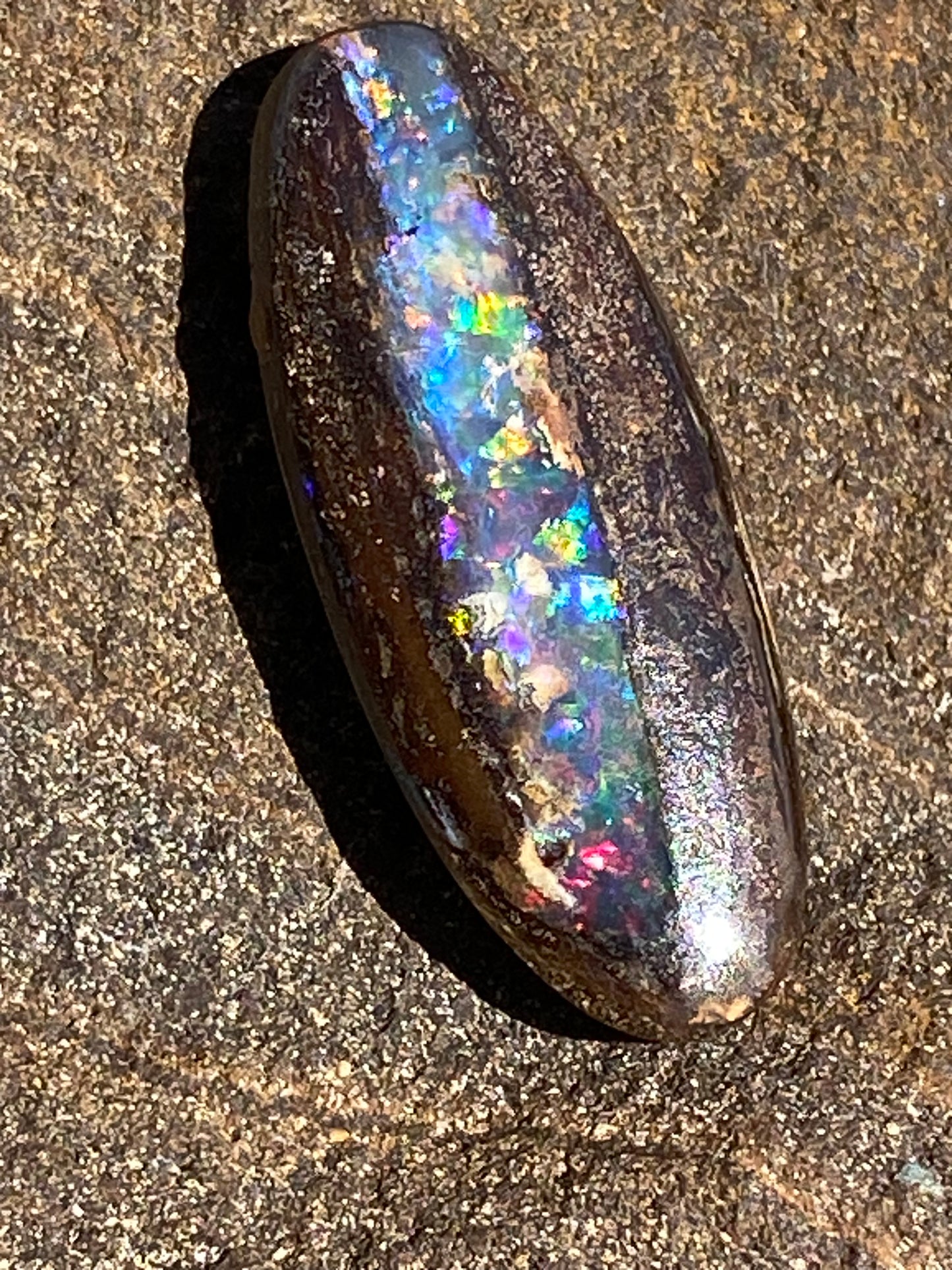 Australian Boulder Opal – 8.34ct Multicolour with Red Flash