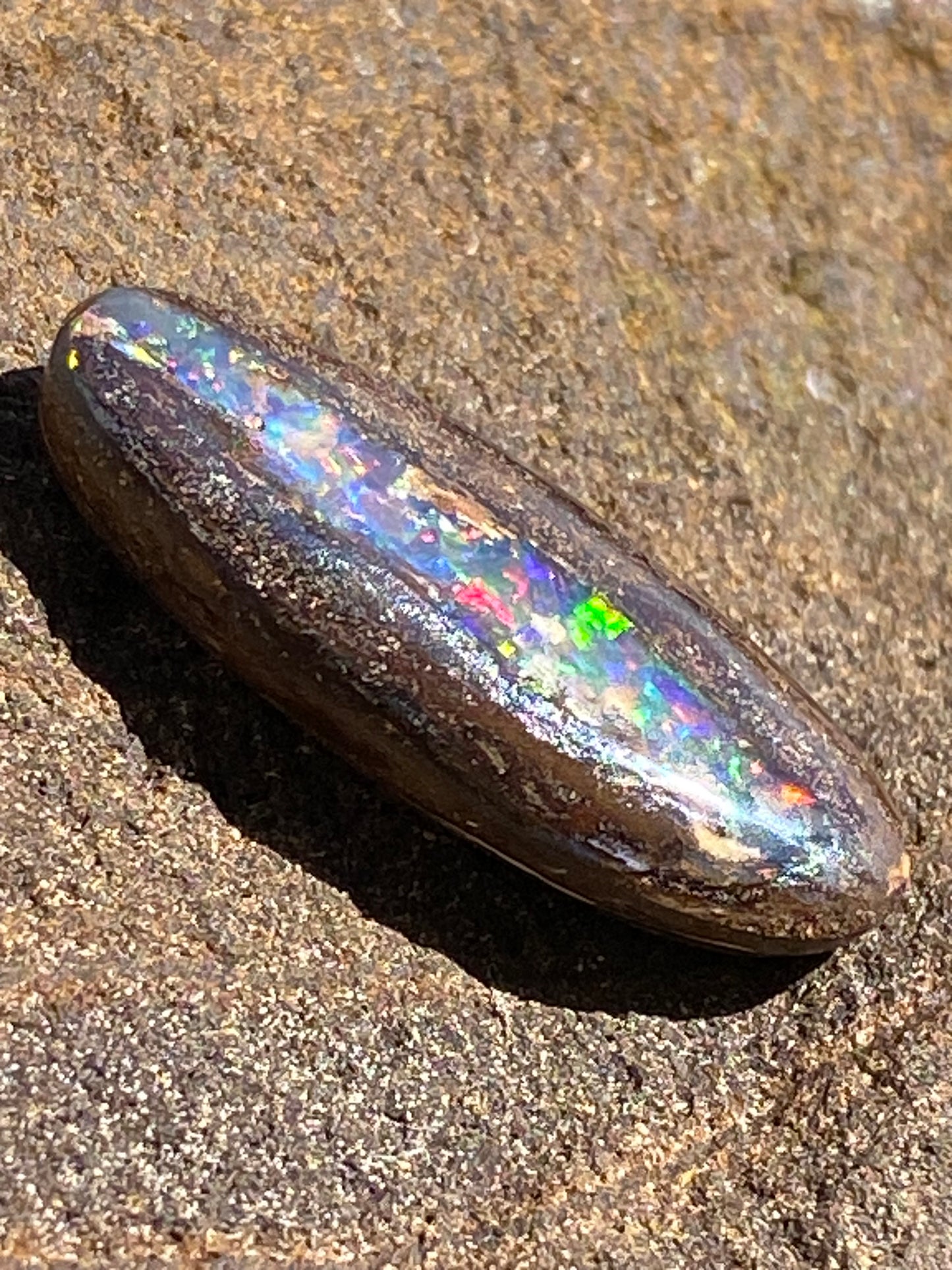 Australian Boulder Opal – 8.34ct Multicolour with Red Flash