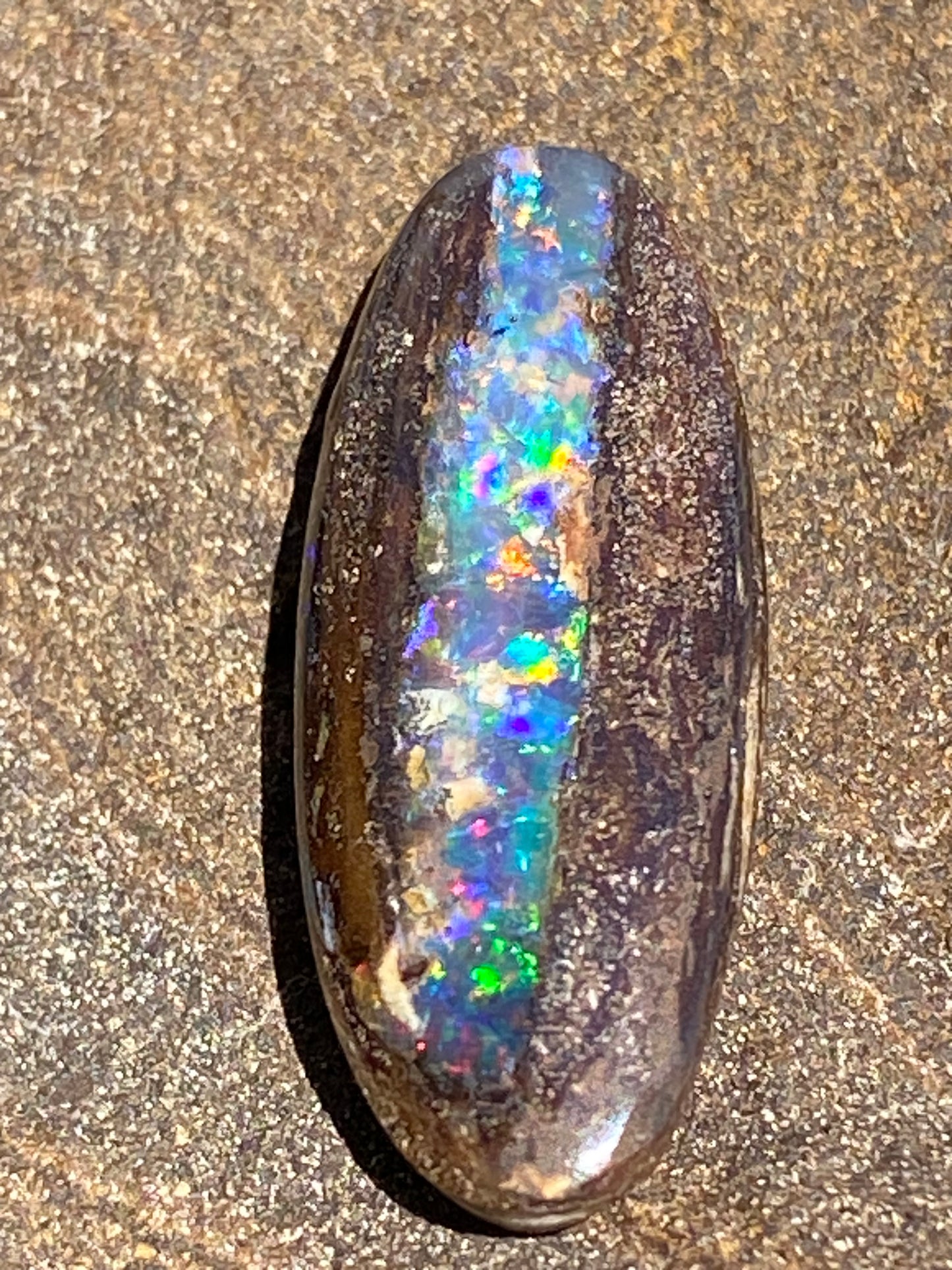 Australian Boulder Opal – 8.34ct Multicolour with Red Flash