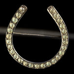 Vintage Sterling Horseshoe Brooch