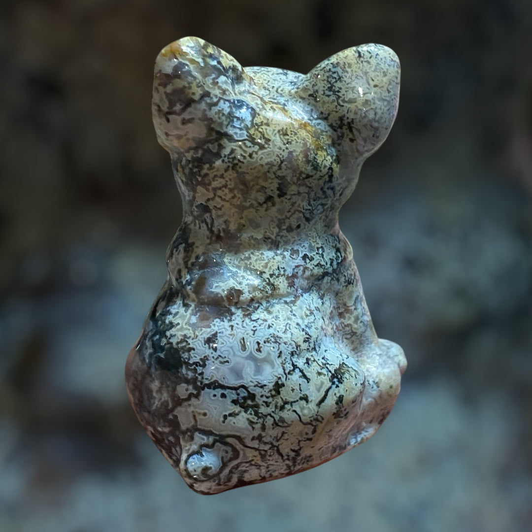 French Bulldog Carvings Figurines