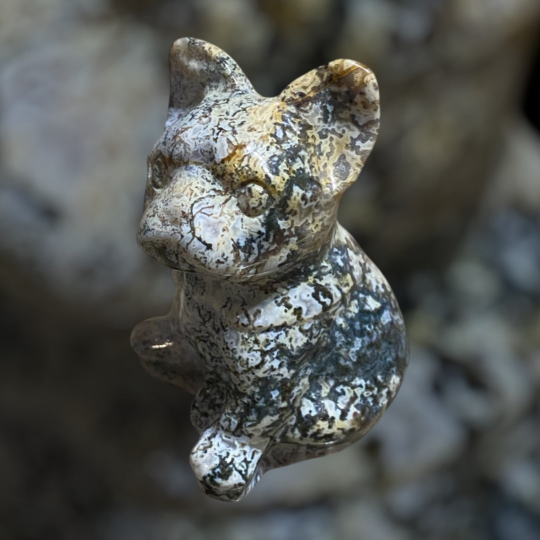 French Bulldog Carvings Figurines