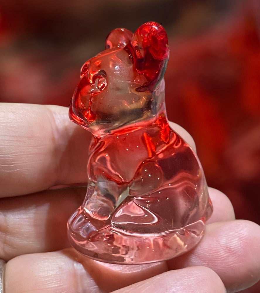 French Bulldog Carvings Figurines