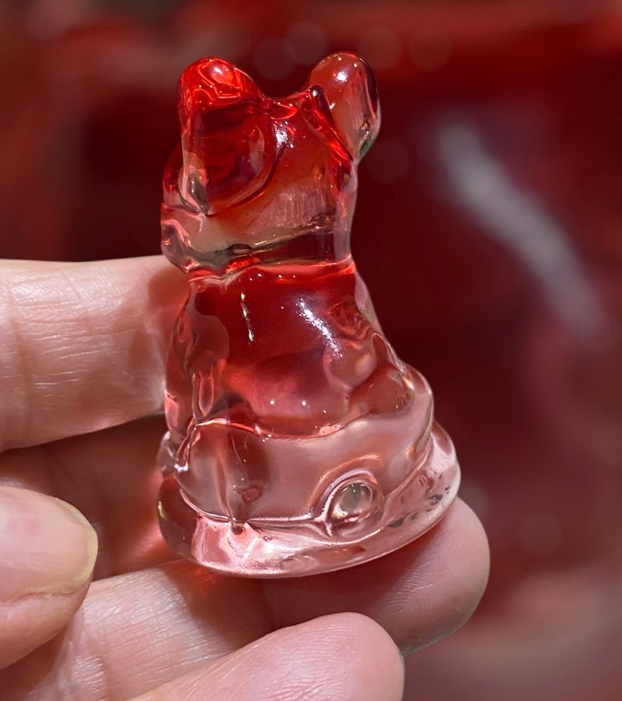 French Bulldog Carvings Figurines
