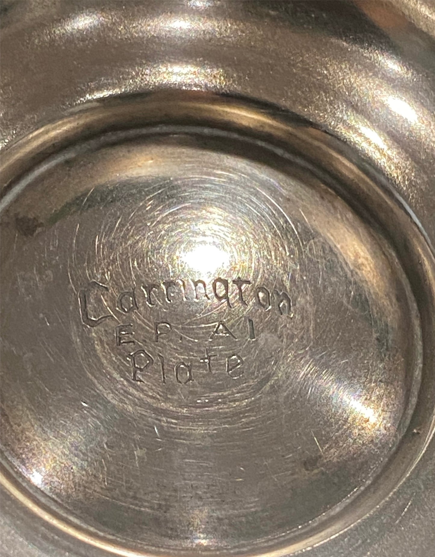 Carrington EP A1 plate Tankard Cup