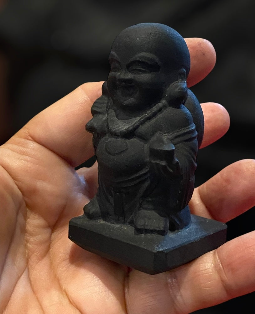 Obsidian & Quartz Buddha Statue Varities