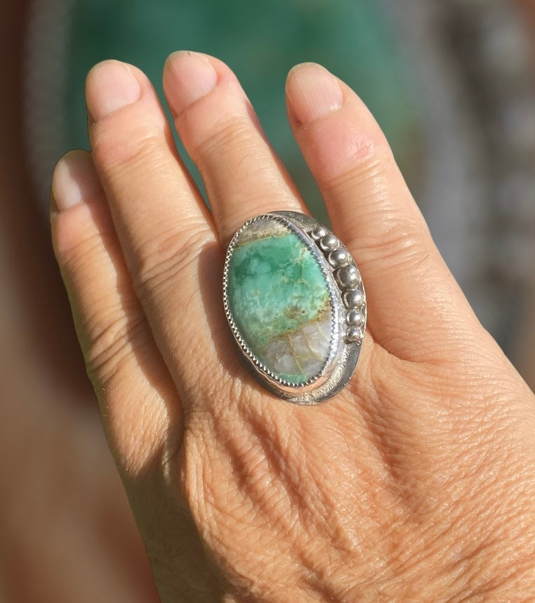 Handmade Variscite Ring sold