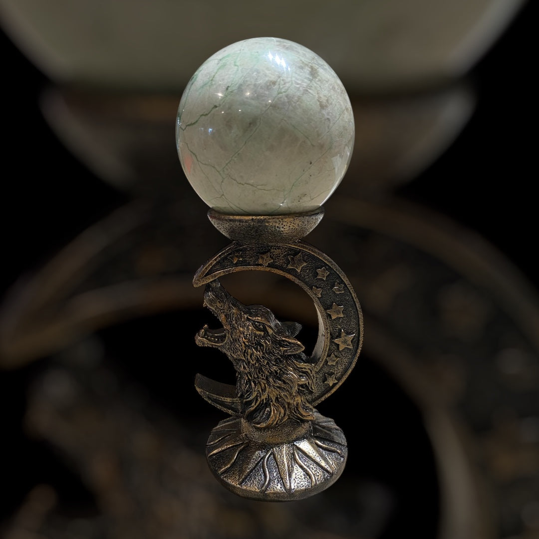 Howling Wolf Sphere Stand