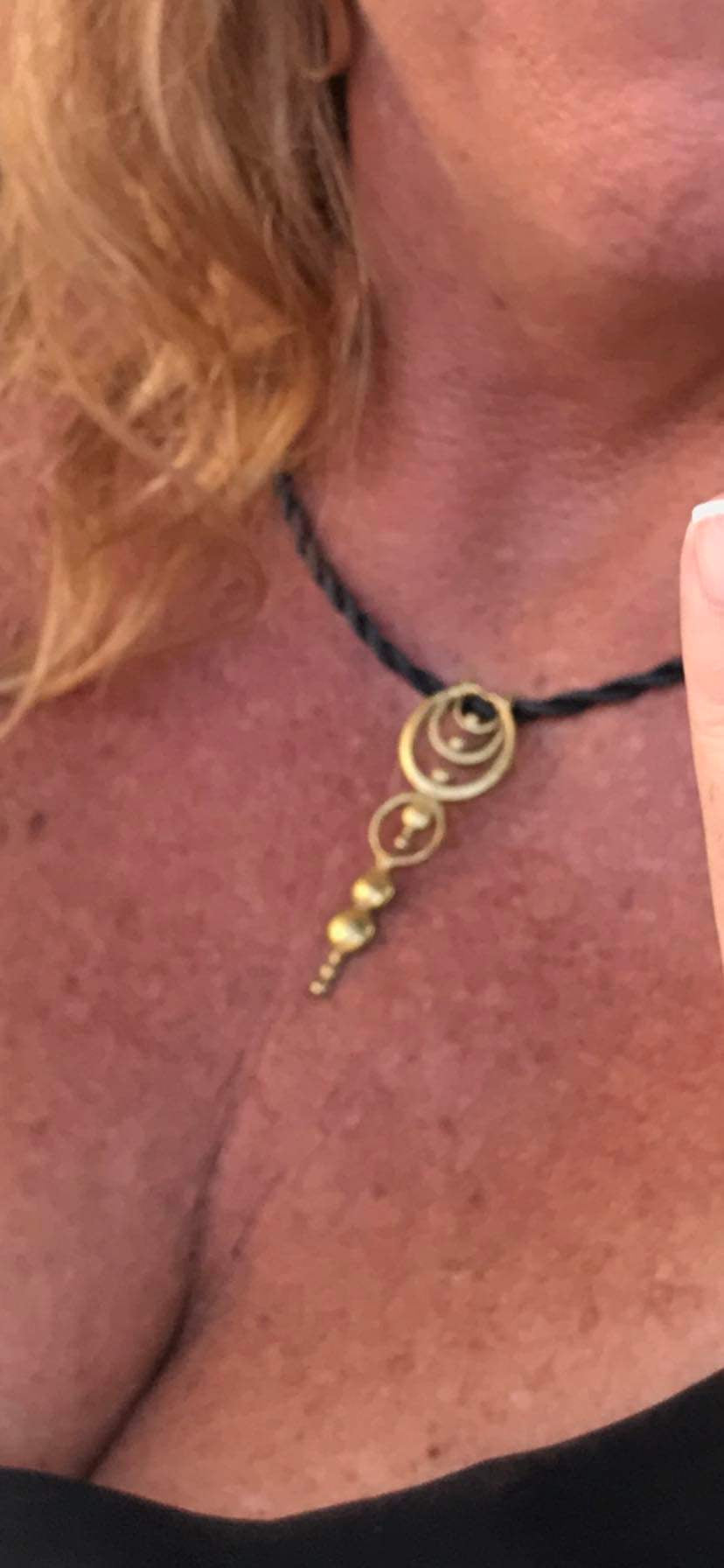 Custom Handmade Pendant Gabrielle sold