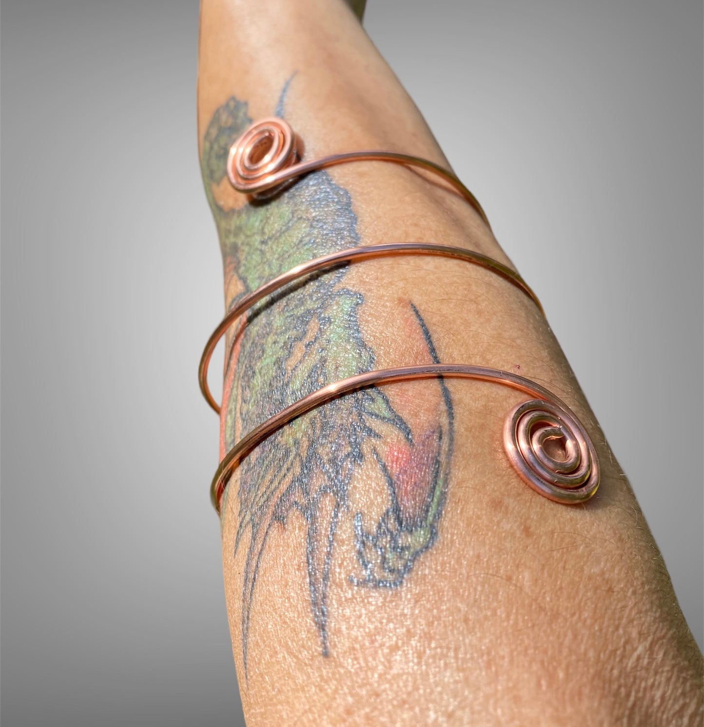 Handmade Copper Unalome Bracelets