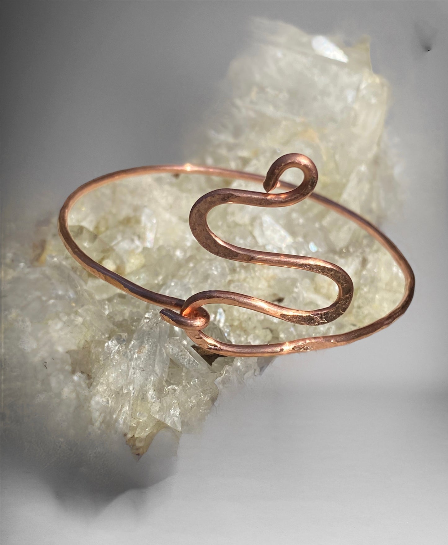 Handmade Copper Unalome Bracelets